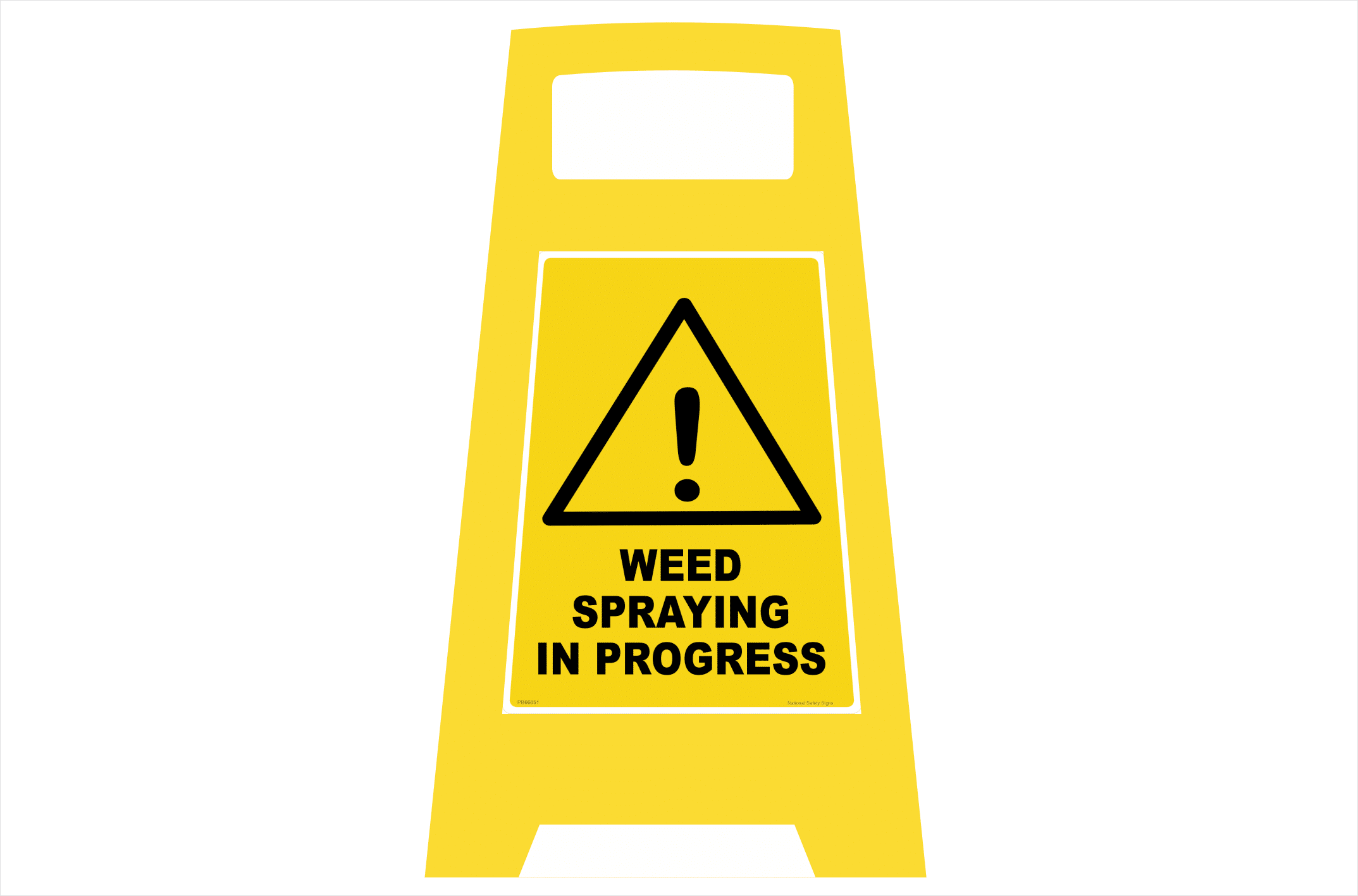 Weed Spraying in Progress Porta Sign PB66051