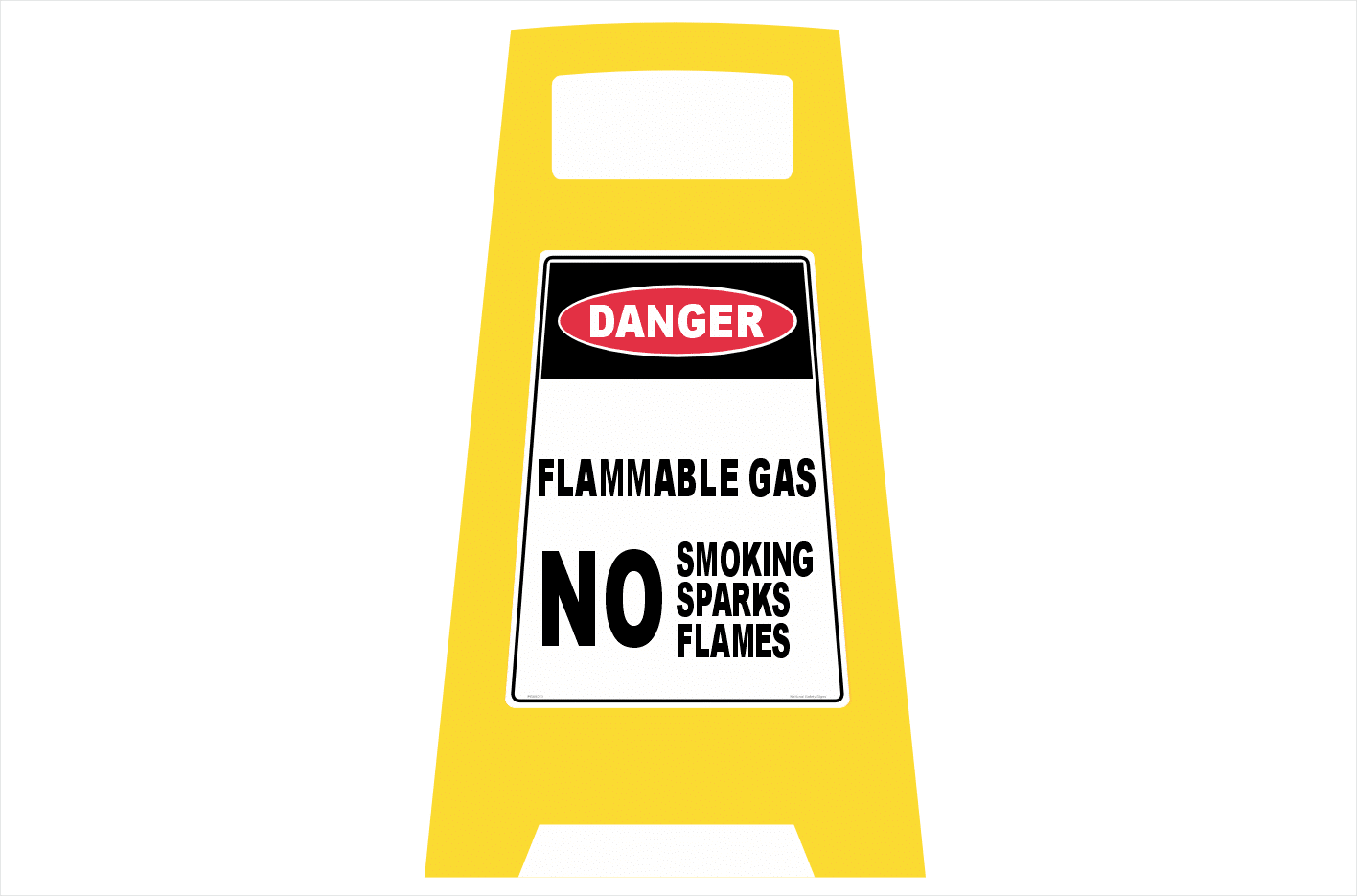 Flammable Gas Porta Sign PB66053