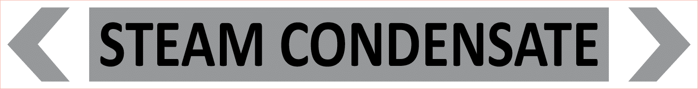 Steam Condensate Pipe Marker PI 450210