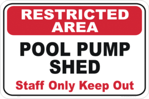 Pool pump shed