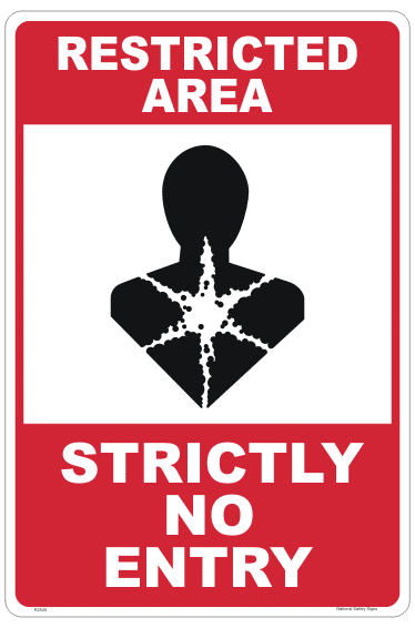 Respiratory Health Hazard sign