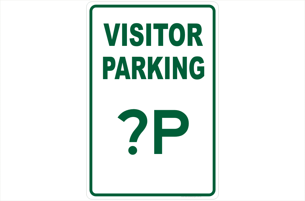 Visitor Parking Design a Sign