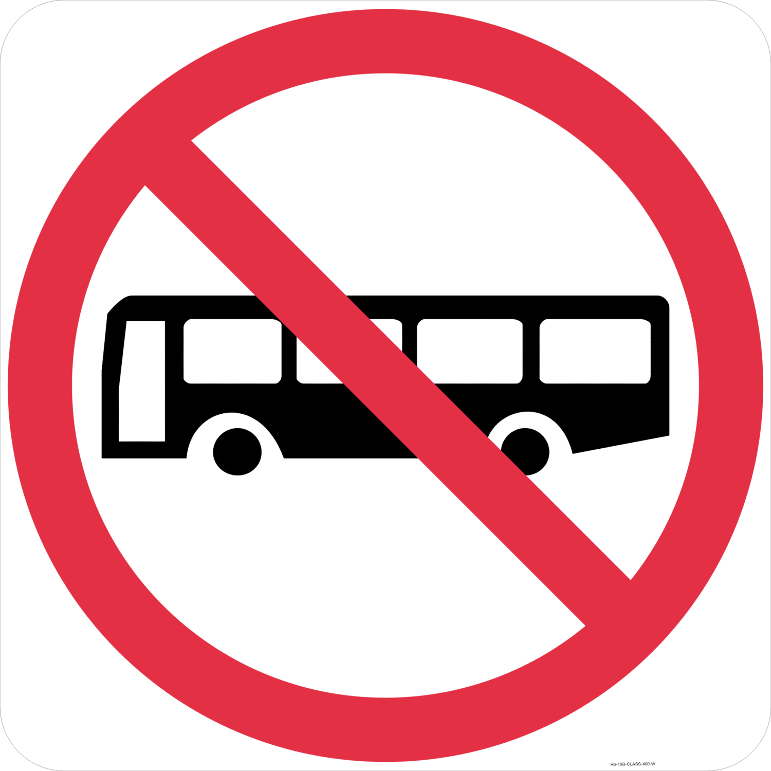 R6-10-1 Buses Prohibited