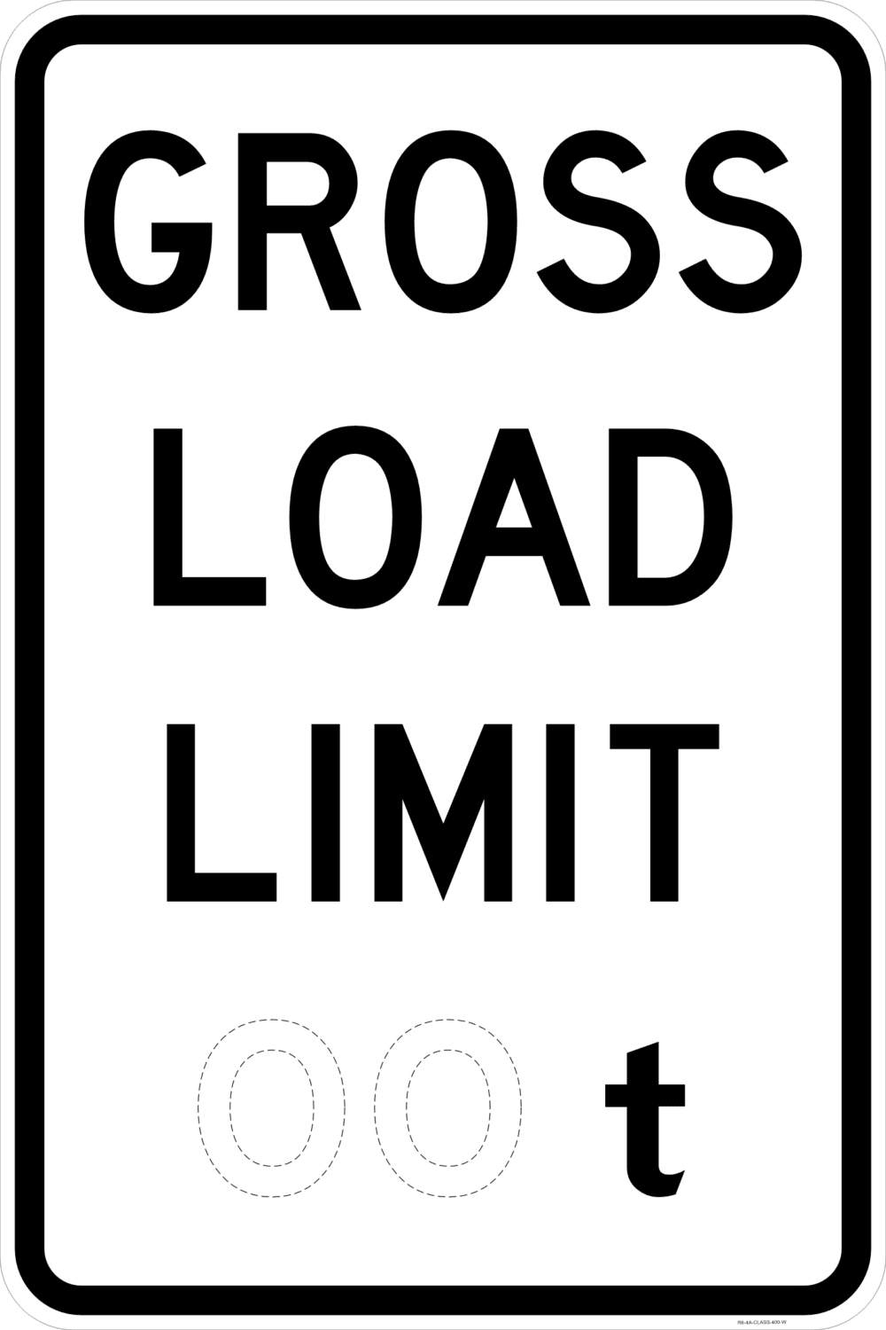 R6-4 Gross Load Limit __ t