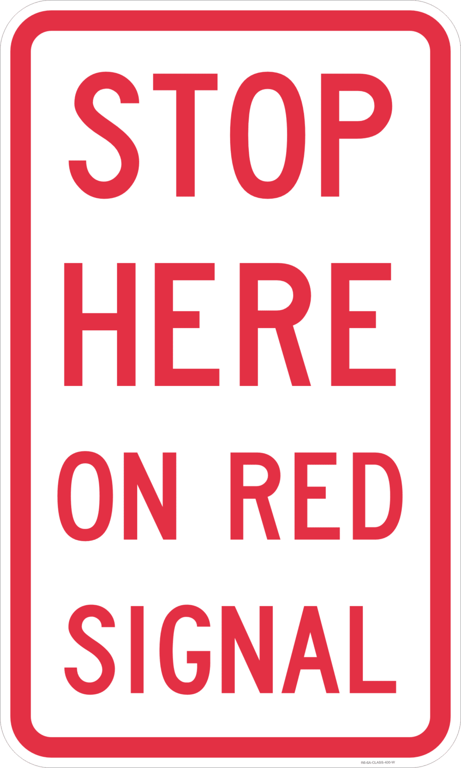 R6-6A Stop Here On Red Signal