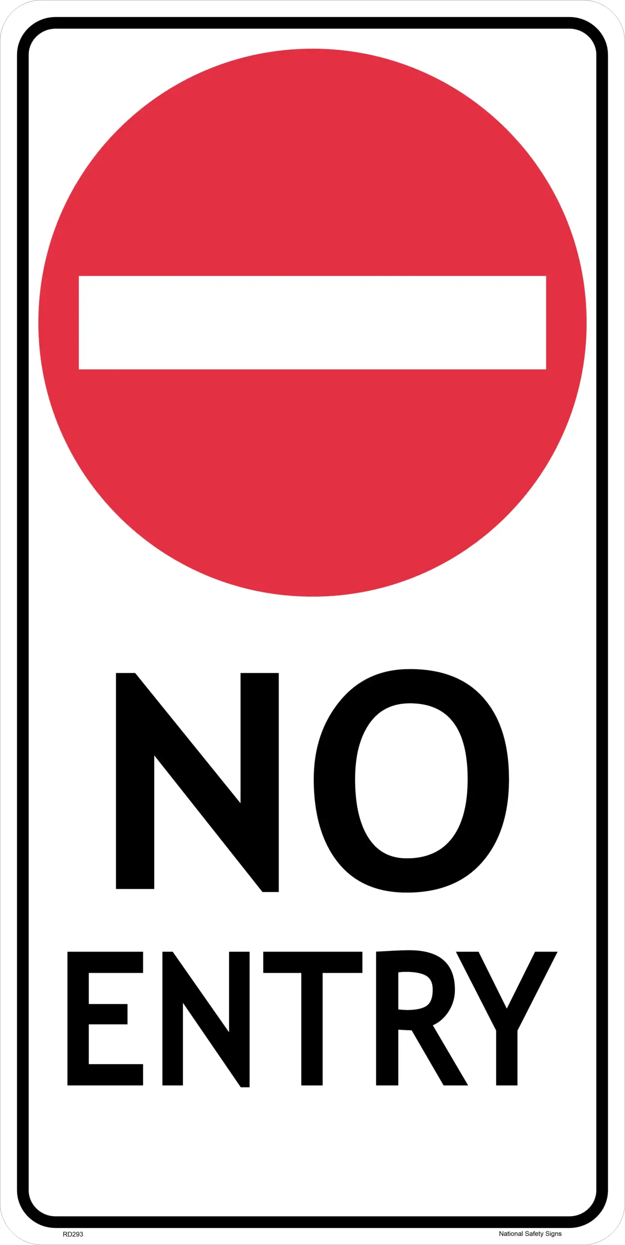 No Entry Sign RD293
