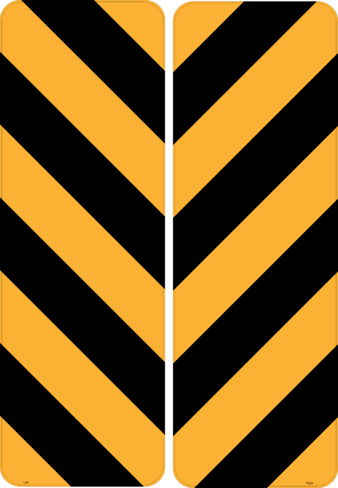 Hazard Marker Class 2 Reflective Sign RD376