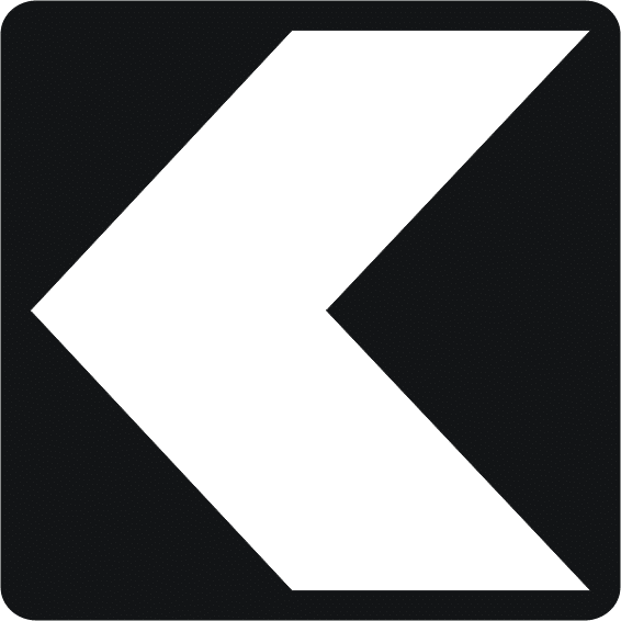 Chevron Road Marker Sign RD566