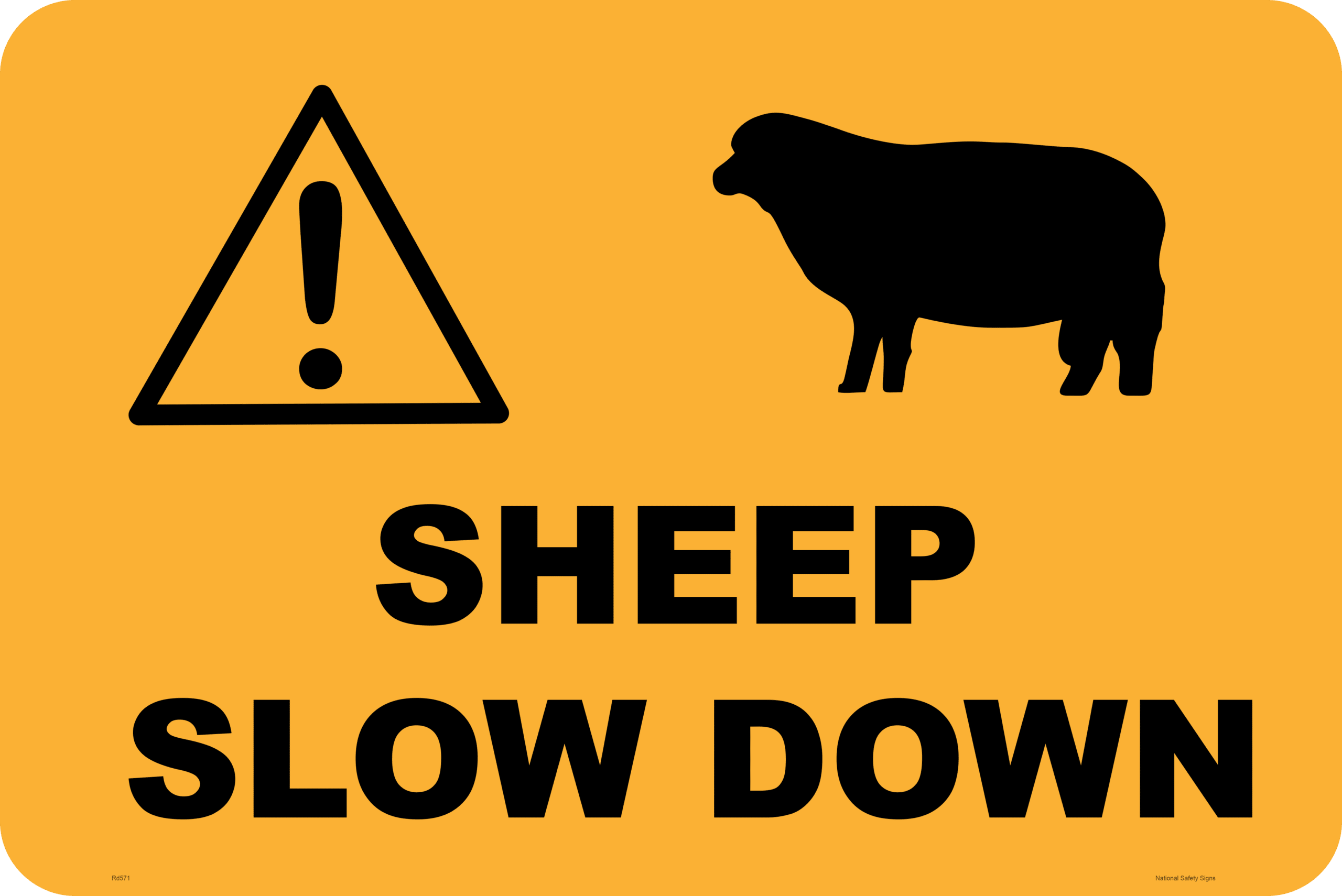 Sheep Slow Down RD574