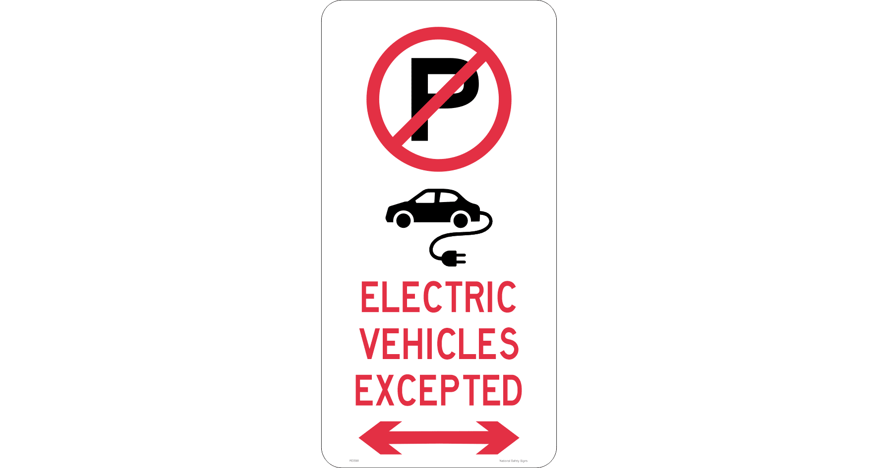 No Parking - Electric Vehicles Excepted RD598