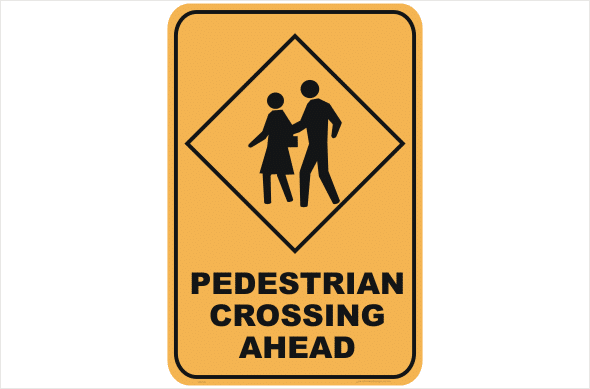 Pedestrian Crossing Sign