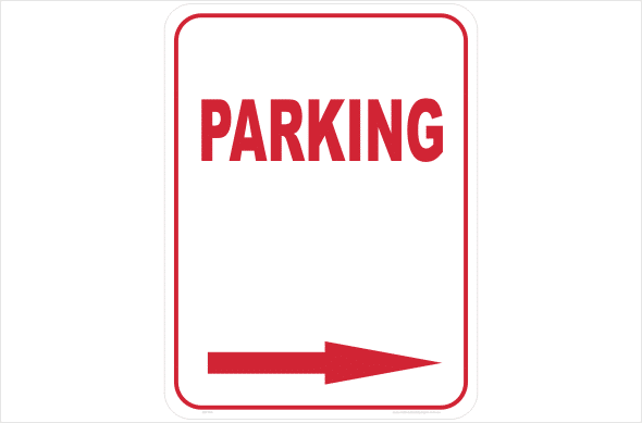 Parking signs