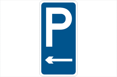 Parking sign