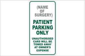 Design A Patient Parking Sign