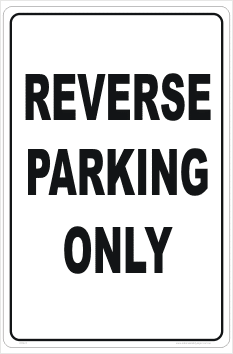 Reverse Parking Sign