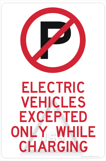 Electric Vehicle Parking sign