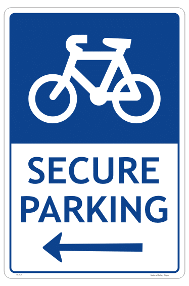 Secure Bicycle Parking Sign