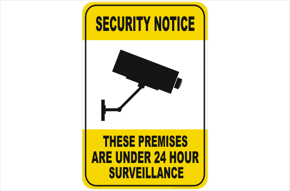 CCTV Camera Signs