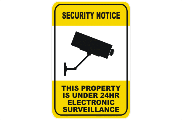 CCTV 24hr electronic surveillance