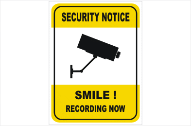 Security CCTV Camera Recording Now