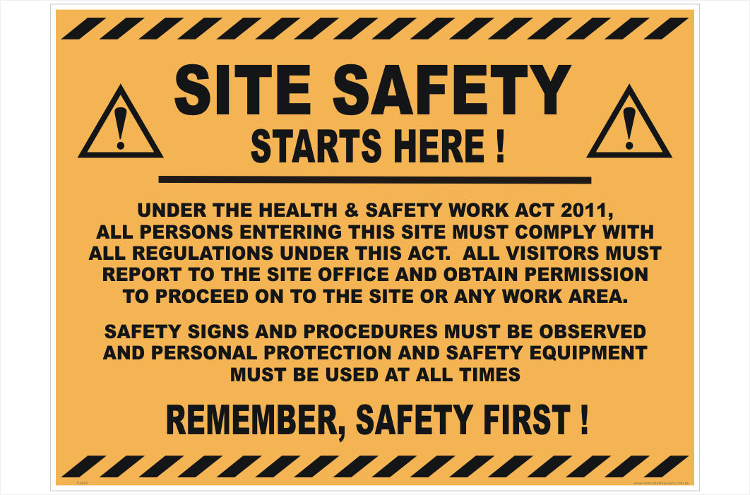 Site Safety Sign