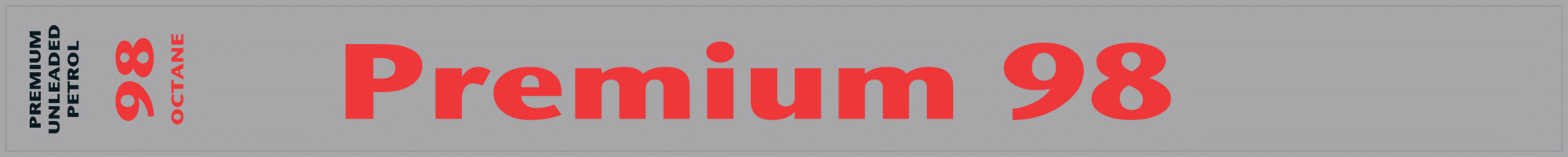 Premium 98 Fuel Markers SS2918