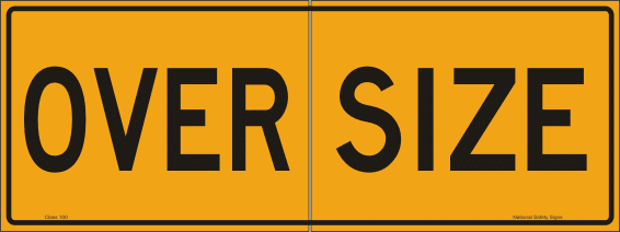 Oversize Sign 2 Piece T2733