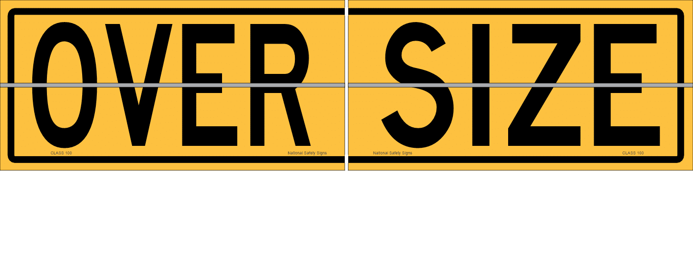 OverSize 2 Piece Hinged Sign T2764