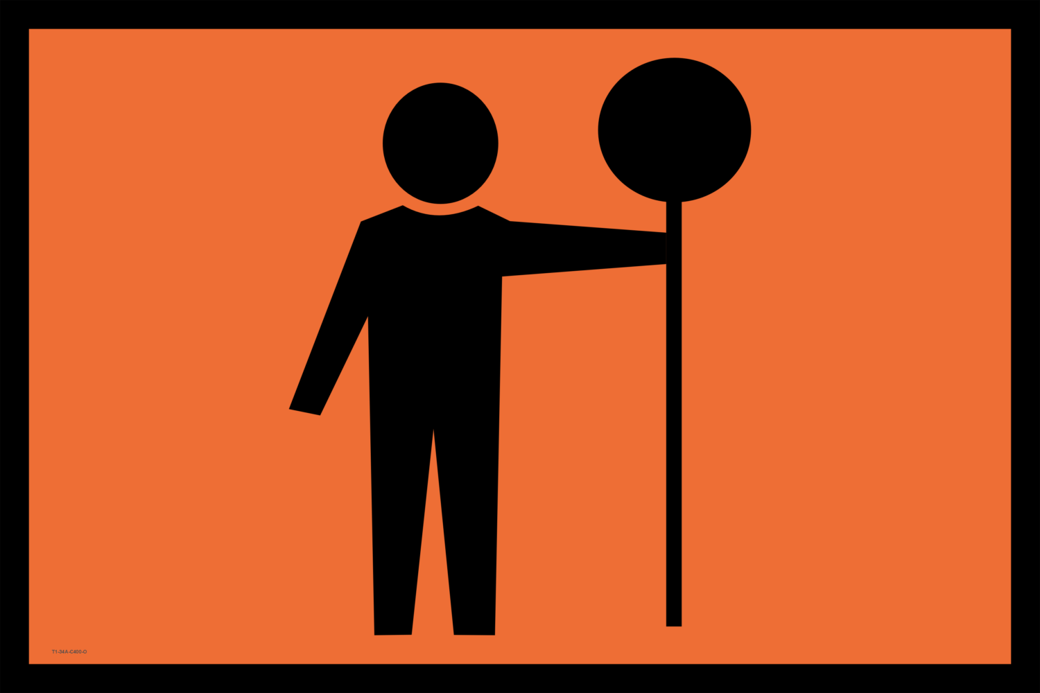 T1-34A Traffic Controller Sign