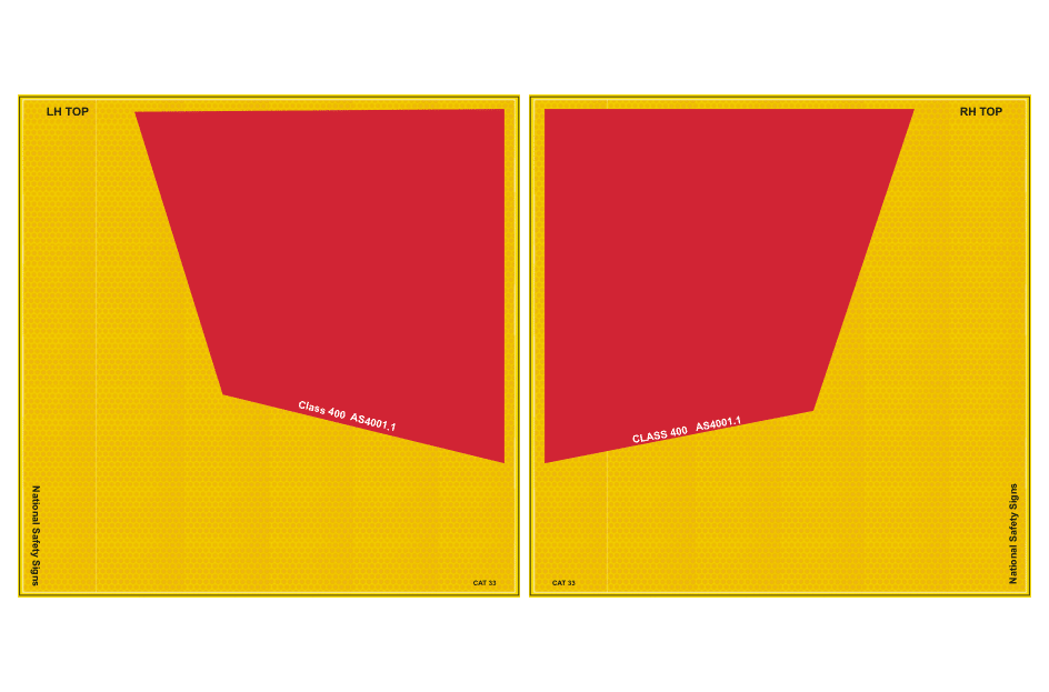 Rear Marker Plate Cat33 Class 400