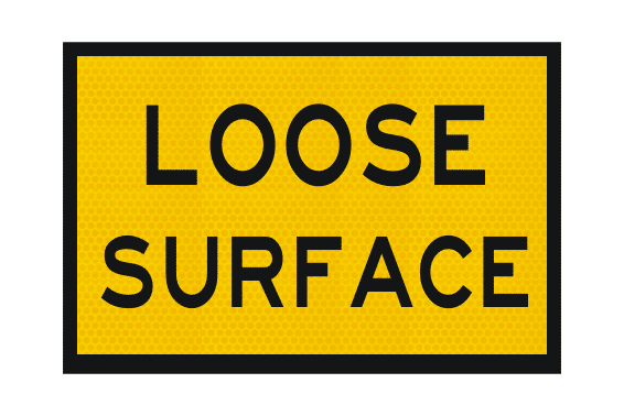 T3-14A Loose Surface Sign