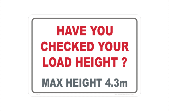 have you checked your load height