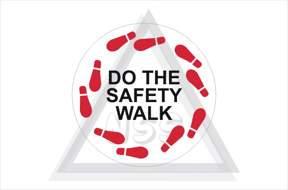 Safety Walk sticker
