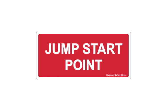 Jump Start Point Sign V2651
