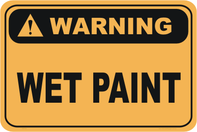 wet paint