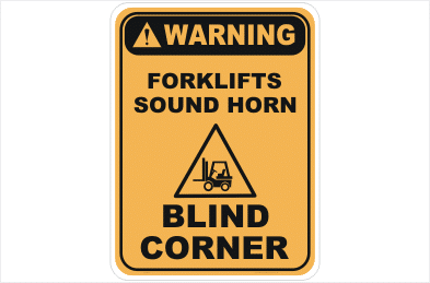 Forklifts Sound Horn Blind Corner