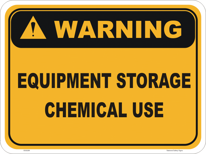 Equipment Storage Chemical Use W30298