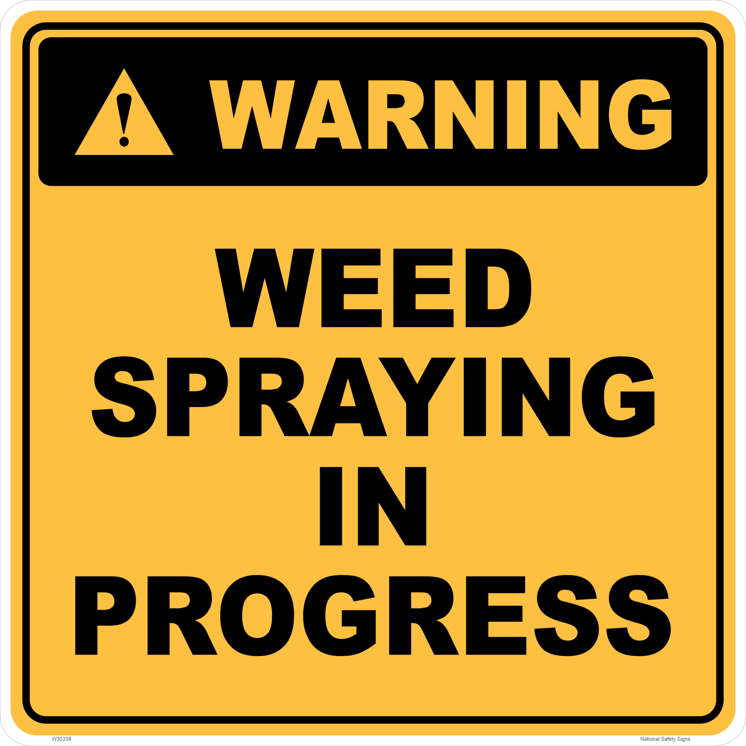 Weed spraying in progress W30338