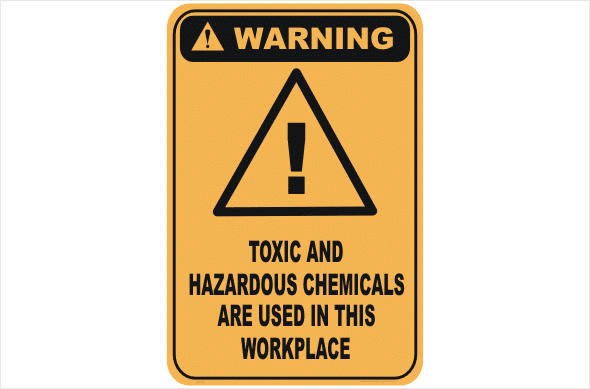 Toxic Chemicals warning sign