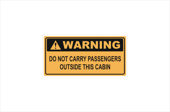Do Not Carry Passengers