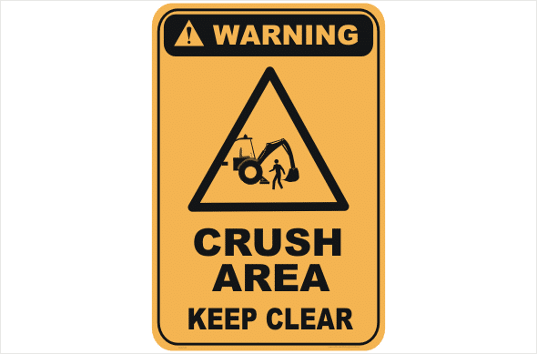 crush area
