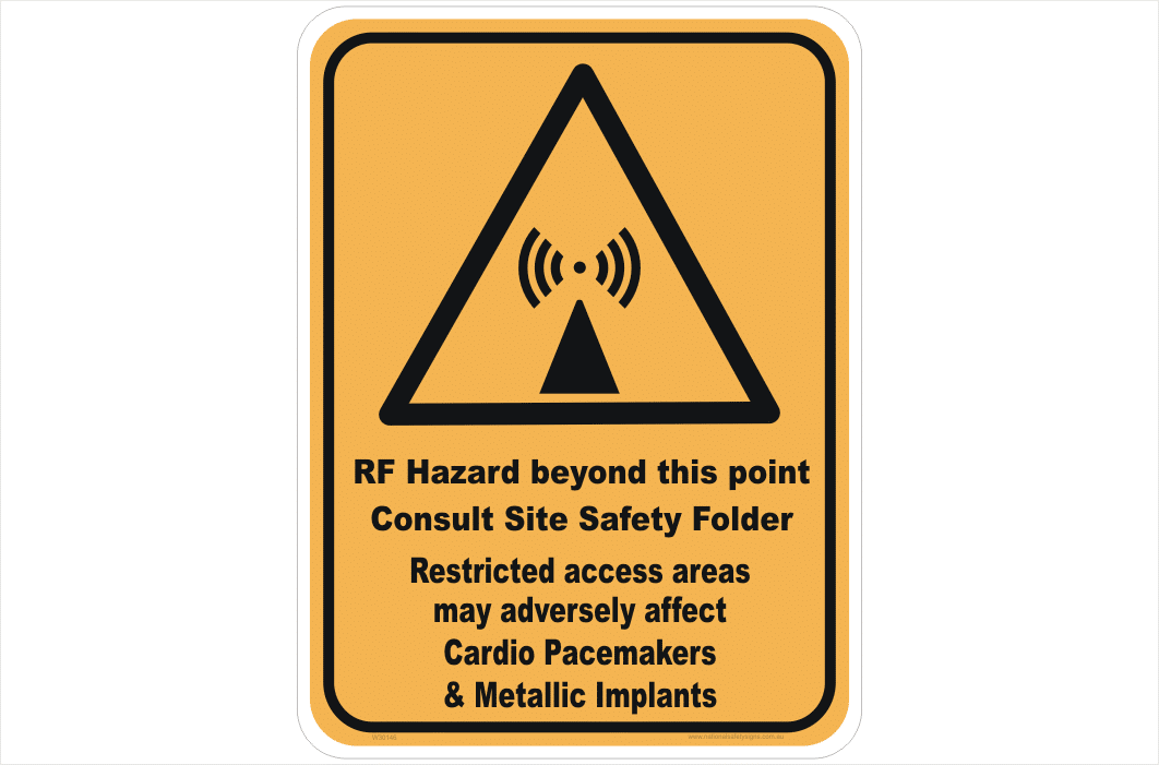 RF Hazard Sign