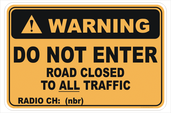 Logging Operations Road Closed