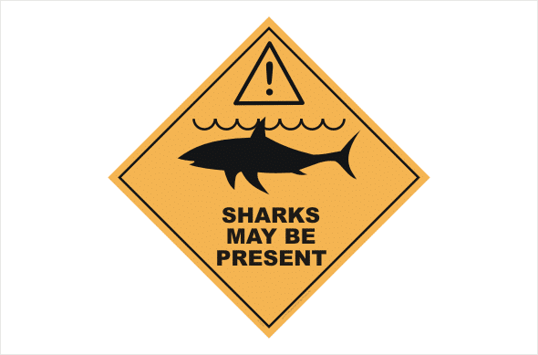 Shark Warning Sign