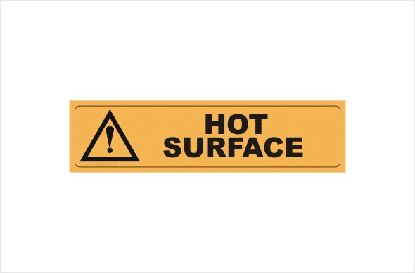 Hot Surface Signs