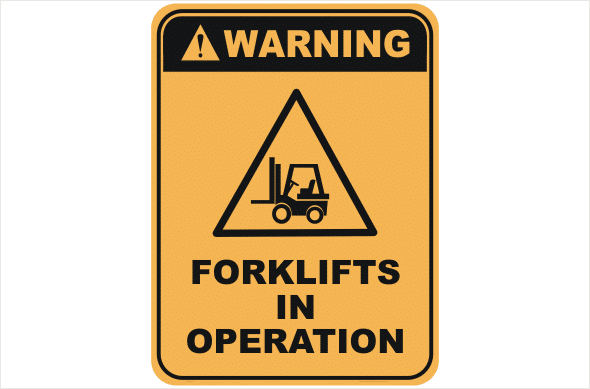 Forklifts in Operation