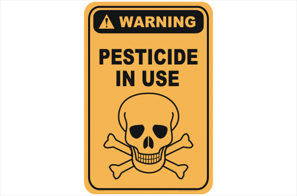 Pesticide in use