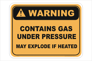 Gas Under Pressure sign