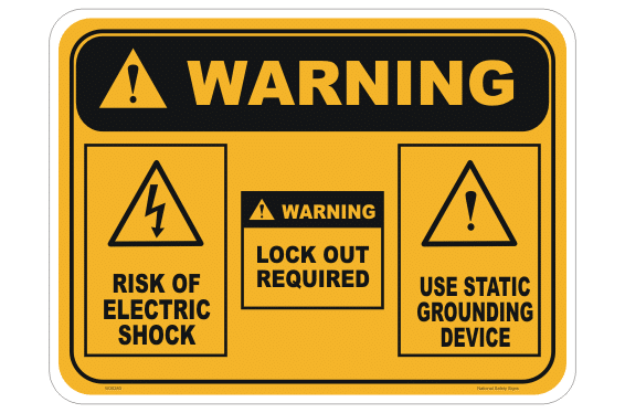 Lock Out Warning Sign W30280