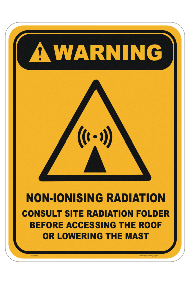 Non-Ionising radiation sign